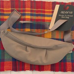 Apana Studio to Street Belt Bag in Taupe